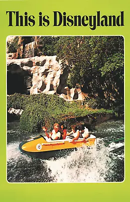 This Is Disneyland 1977 Promotional Poster Print 11x17 Matterhorn Bobsleds • $16.19