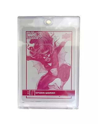 Marvel Annual 2021-22 Spider-Woman Printing Plates Yellow And Magenta One-of-one • £200