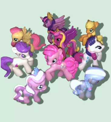 Mini My Little Pony Figures Lot Of 9 Cake Toppers ( Need Cleaned) • $10