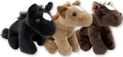 Ark Toys Soft Toy Horse Plush 13cm - Ms999-horse Fluffy Teddy Cuddly Mane Hooves • £7.99