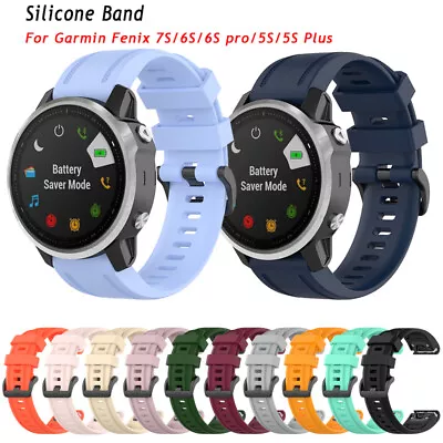 For Garmin Fenix7S/6S/5S 20MMQuick Release Silicone Strap Watch Band Replacement • $13.99