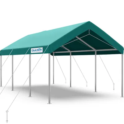 Quictent Carport Boat Cover Shelter Outdoor Heavy Duty Garage Canopy Shed 10x20 • $219.99