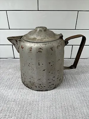 Vintage WAGNER 3 Quart Colonial Cast Aluminum Coffee Pot Pat. Feb 8th 1902 • $16.95