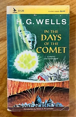 In The Days Of The Comet By H.G. Wells - Vintage 1966 Airmont Sci-fi Pb • $12.75