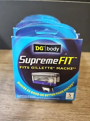 DG Body Supreme Fit Razor Cartridges Fits Gillette Mach3    5 Pack NEW • $5.99