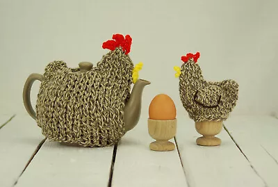 £20 • Buy Chicken Tea Cosy Knitted Tea Cosy Tea Pot Cover Hen Tea Cosy Crochet Tea Cosy