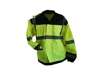Work Force Hi-Viz Reflective Rain Jacket Waterproof • $45.95