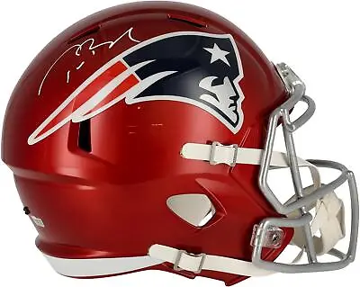 Tom Brady New England Patriots Signed  Flash Alternate  Replica Helmet • $2299.99