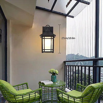 Porch Sconce Outdoor Motion Sensor Wall Mounted Lamp Light Fixture Dusk To Dawn • $33.25