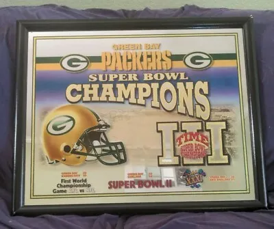 Green Bay Packers Super Bowl Champions Commemorative Mirror  • $99.99
