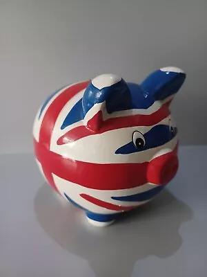 Union Jack Money Box Piggy Bank Great Britain • £14