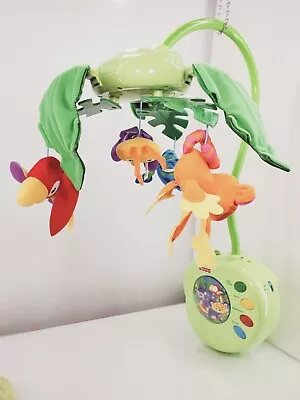 Vtg 2007 Fisher Price Rainforest Peek-A-Boo Leaves Musical Mobile. DISCONTINUED  • $40