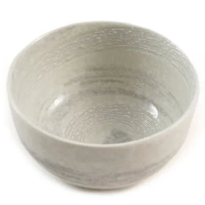 Stoneware Bowl Swirl Relief Glazed Plate Plates Japanese Rice 16cm • £16.95