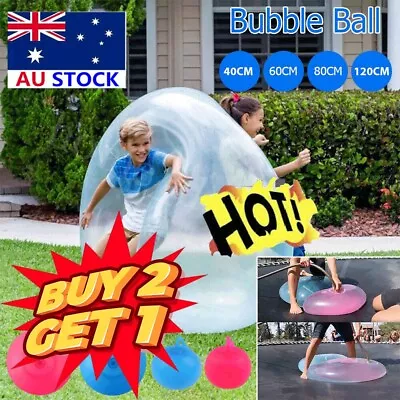 40/70/120cm Super Soft Wubble Bubble Ball Toy Firm Ball Stretch Bubble Big Balls • $4.04