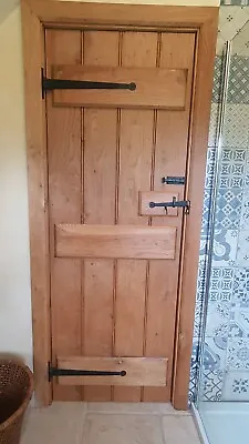 Solid Oak Doors- Ledged T&G Farmhouse-Cottage- Barn Door Made From European Oak • £225
