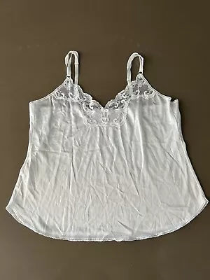 Vintage Maidenform Sweet Nothings Size 36  Cami Camisole Nylon Lace 68103 D24 • $14.99