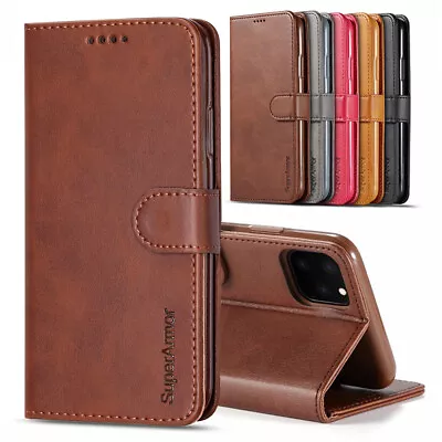Flip Leather Phone Case For Samsung A52s A53 A22 A14 A15 Magnetic Wallet Cover • £3.98