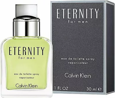 Calvin Klein Eternity Eau De Toilette Edt 30ml Spray - Men's For Him. New • £21.75