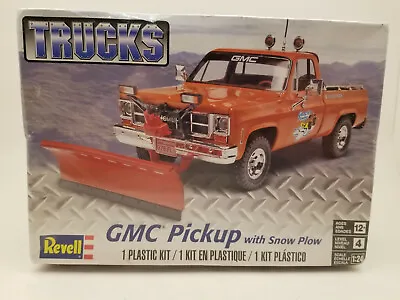 REVELL 1980's GMC 4X4 Pickup Truck 1:24th Scale Sealed Model Kit With Snow Plow • $12.99