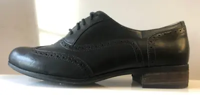 £39.99 • Buy Clarks Hamble Oak Black Leather Shoes Ladies UK 7 D US 9.5 EUR 41 REF M385*