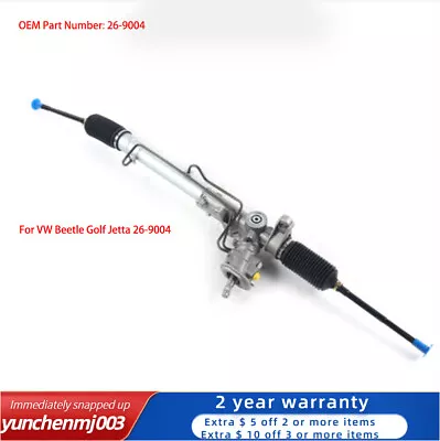 NEW Fit VW Jetta Beetle & Golf Complete Power Steering Rack And Pinion Assembly • $139.65