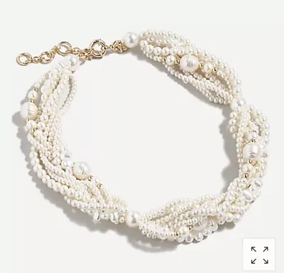 Nwt J.crew Twisty Pearl Statement Necklace • $68