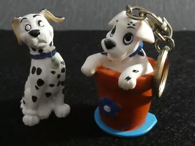 Silk Street Products Disney 101 Dalmatians Puppy Plant Pot Keyring Plus Pongo • £6