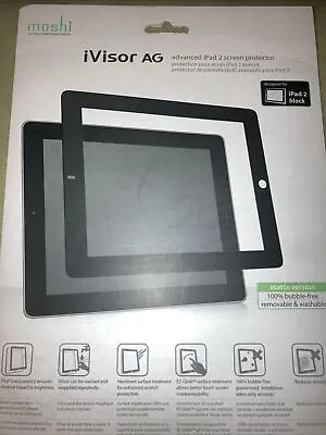 New Moshi IVisor AG Advanced Screen Protector Designed For IPad Pro 2 Black • $15.99