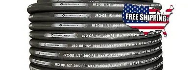 ** NEW 100ft R2-08 1/2   SAE 100R2AT SN 2 WIRE HYDRAULIC HOSE FREE SHIPPING** • $209.99