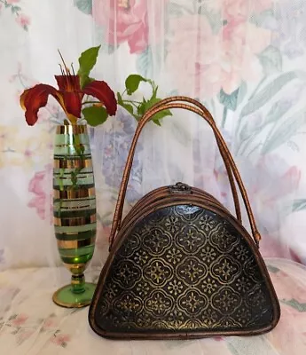 60's India Metal & Wood Purse • $25