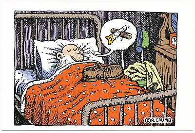 Sawing Logs!! - Mr. Natural - R. Crumb Postcard • $5.99