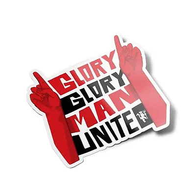 X5 PACK STICKERS STICKERS Fans Manchester United Football Glory Supporters • $10.69