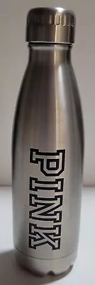 Victoria's Secret PINK 17 Oz Metal Water Bottle Stainless Steel Vacuum Insulated • $9.99