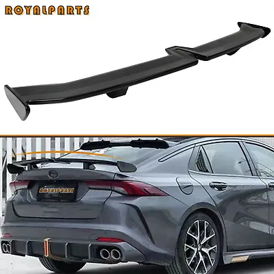 55  Universal Sedan Glossy Black PRO Style Rear Trunk Spoiler Wing W/ Adhesive • $89.99