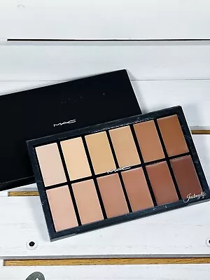 MAC Pro Palette Full Coverage Foundation X 12 Shades Full Size New In Box • $53