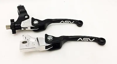 ASV F3 Front Brake Clutch Perch Levers Pair Pack Black Yamaha YFZ 450 2004-2006 • $149.95