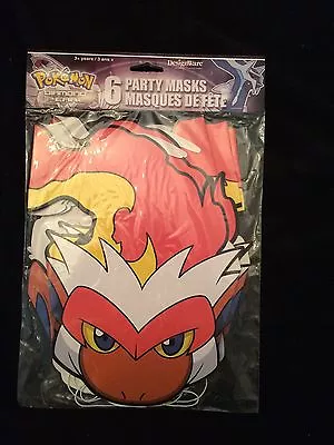 Pokemon Diamond & Pearl Party Supplies~Party Favors-Masks-6ct. • $3.49