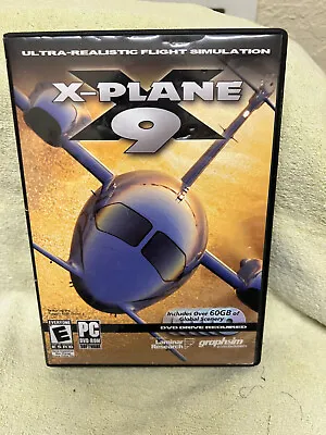 X-PLANE 9 Flight Simulator Game • PC DVD-ROM (6 Disc Set - 2009) With Manual!!!! • $22.99