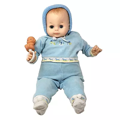 Vintage 1965 Vogue Baby Dear One Doll Boy Molded Hair Sleep Eyes 23  Hat PJs Toy • $69.99