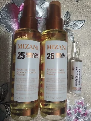 Mizani Miracle 25 Nourishing Oil 4.2oz. PACK 2.  FREE SPRAY B.TOXX • $35