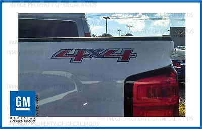 $22.96 • Buy Set Of 2: 2016 4x4 Decals - F Stickers Parts Chevy Silverado GMC Sierra Bed Side