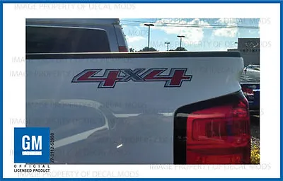 Set Of 2: 2016 4x4 Decals - F Stickers Parts Chevy Silverado GMC Sierra Bed Side • $23.96