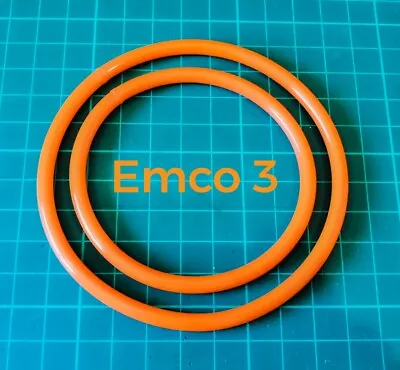 Emco Unimat 3 & 4 Lathe Drive Belts Polyurethane Pu Rubber Pair Set • £8.50