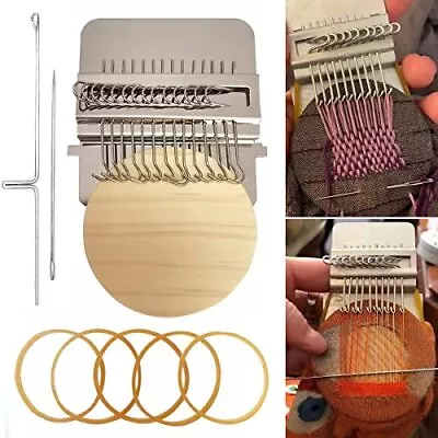 14 Hooks Speedweve Darning Loom Type Weave Tool For Mending Jeans Clothes • $14.15