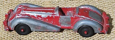 Manoil Roadster Maroon Vertical Grill No. 708 Pat Pend Five Inches VINTAGE Toy  • $17.99