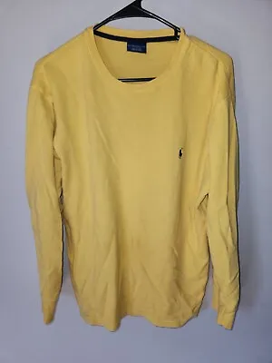 NWOT Ralph Lauren Polo Long Sleeve Yellow Thermal Shirt - Men's Large - NICE! • $24
