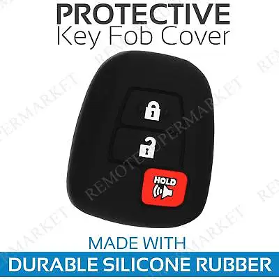 Key Fob Cover For 2014 2015 2016 2017 2018 Toyota Rav-4 Remote Case Skin • $6.95