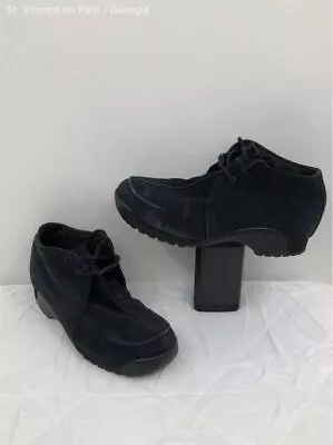 Vintage NY Urban Black Chunky Moc-Toe Chukka Boot Men 9 • $29.99