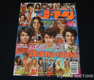 J-14 Magazine January 2009 Jonas Brothers Taylor Lautner Swift Zac Selena Chace • $14.97