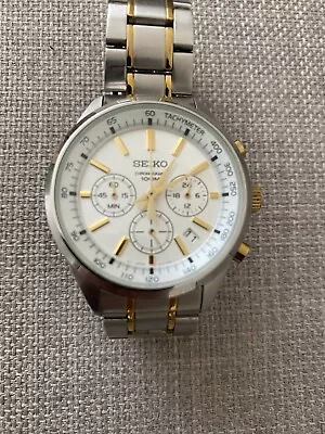 Mens Seiko Chronograph Watch • $94.49